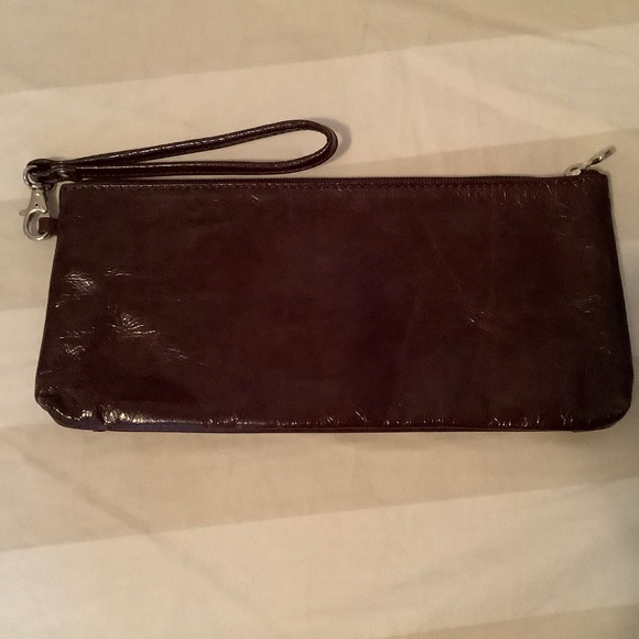 Brown Patent The Trend Clutch - Picture 2 of 4